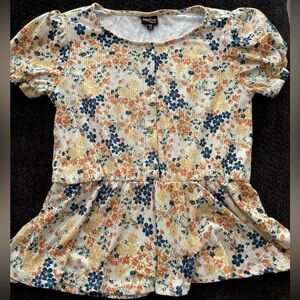 Girls Floral Blouse